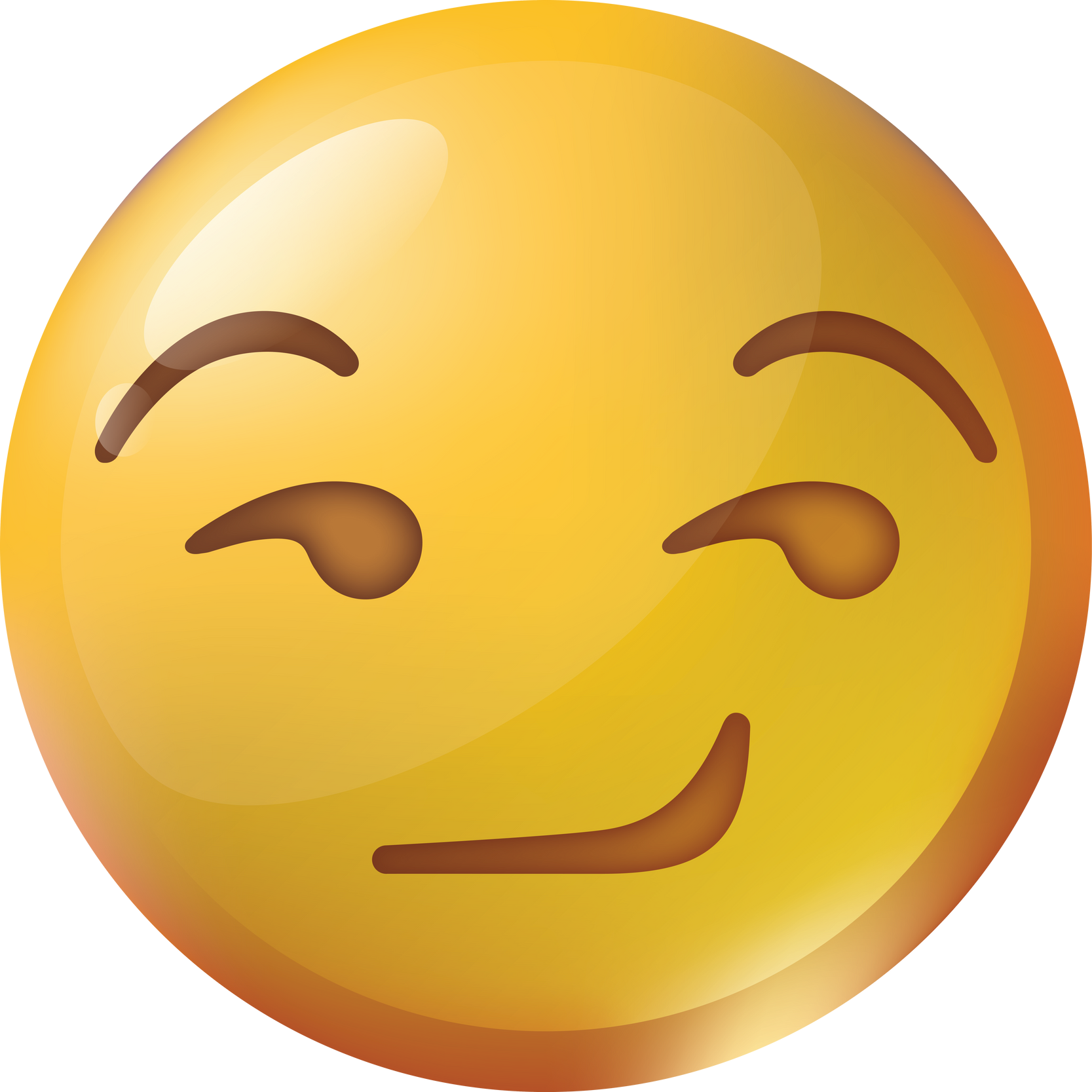 Emoji Icon Smirking Face